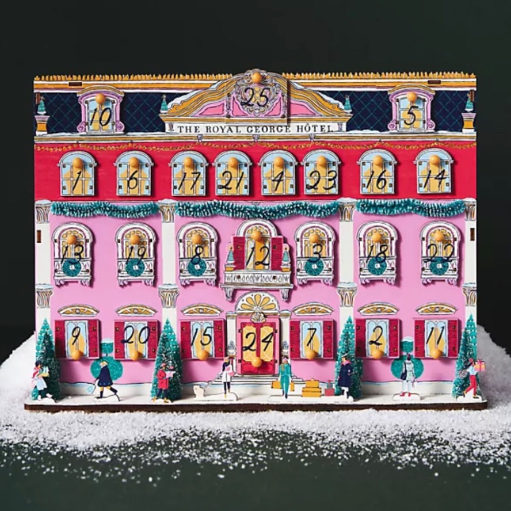 Anthropologie George & Viv Grand Hotel Advent Calendar NWT Christmas Calendar